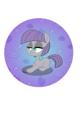 Size: 400x618 | Tagged: safe, artist:bunnimation, boulder (pet), maud pie, button, filly, solo, younger