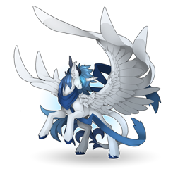 Size: 2879x2943 | Tagged: safe, artist:taiga-blackfield, derpibooru import, oc, oc only, alicorn, pony, alicorn oc, horn, horns, male, simple background, solo, stallion, transparent background, wings