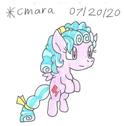 Size: 821x833 | Tagged: safe, artist:cmara, derpibooru import, cozy glow, pegasus, pony, bow, cozybetes, cute, female, filly, flying, hair bow, simple background, solo, traditional art, white background