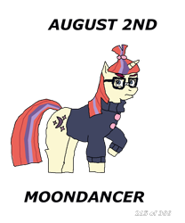 Size: 1000x1200 | Tagged: safe, artist:eunos, derpibooru import, moondancer, unicorn, amending fences, clothes, digital art, glasses, simple background, solo, sweater, transparent background