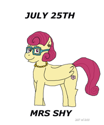 Size: 1000x1200 | Tagged: safe, artist:eunos, derpibooru import, posey shy, pegasus, digital art, earring, glasses, jewelry, necklace, pearl necklace, simple background, solo, transparent background