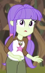 Size: 430x698 | Tagged: safe, derpibooru import, screencap, starlight, equestria girls, legend of everfree, camp everfree, camp everfree outfit, cropped, solo, worried