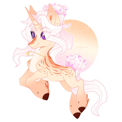 Size: 1280x1280 | Tagged: safe, artist:sadelinav, derpibooru import, oc, oc:flower petals, pony, unicorn, female, mare, solo