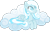 Size: 1280x801 | Tagged: safe, artist:negatif22, derpibooru import, oc, oc only, oc:snowdrop, pegasus, pony, cloud, female, mare, older, on a cloud, simple background, sitting, sitting on cloud, solo, transparent background, vector