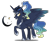 Size: 3000x2507 | Tagged: safe, artist:gihhbloonde, derpibooru import, alicorn, pony, base used, magical lesbian spawn, male, offspring, parent:lightning dust, parent:princess luna, simple background, solo, stallion, transparent background