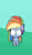 Size: 259x441 | Tagged: safe, derpibooru import, screencap, rainbow dash, pegasus, pony, my little pony: pony life, the best of the worst, spoiler:pony life s01e02, angry, cute, faic, rainbow dash is best facemaker, shrunken pupils, smug, solo, treehouse logo