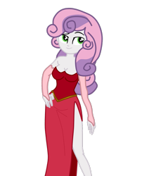 Size: 889x1101 | Tagged: safe, artist:gmaplay, derpibooru import, sweetie belle, equestria girls, breasts, female, older, older sweetie belle, simple background, solo, sweetie boobs, transparent background