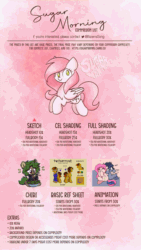 Size: 1125x2000 | Tagged: safe, artist:sugar morning, derpibooru import, oc, oc only, oc:ame, oc:midnight aegis, oc:peach hack, oc:sugar morning, oc:twitchyylive, bat pony, earth pony, pegasus, pony, :3, :t, advertisement, animated, behaving like a cat, biting, biting wing, blushing, chibi, clothes, commission, commission info, commission list, commission price list, commission prices, couple, cute, cute little fangs, cutie mark, ear piercing, earring, eating, fangs, female, floppy ears, food, frame by frame, gif, grooming, heart, herbivore, heterochromia, hoof hold, hoofy-kicks, horses doing horse things, jacket, jewelry, lettuce, male, mare, nom, oc x oc, ocbetes, on side, onomatopoeia, piercing, pink background, preening, reference sheet, salad, shipping, shirt, simple background, sitting, solo, spread wings, stallion, straight, text, weapons-grade cute, wings