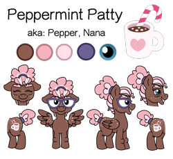 Size: 1800x1650 | Tagged: safe, artist:pink-pone, derpibooru import, oc, oc:peppermint patty, pegasus, pony, female, glasses, mare, simple background, solo, transparent background