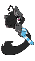 Size: 2320x4000 | Tagged: safe, artist:murkypie, derpibooru import, oc, oc only, oc:toxxie, earth pony, pony, clothes, simple background, socks, solo, striped socks, transparent background