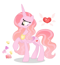 Size: 1280x1393 | Tagged: safe, artist:magicuniclaws, derpibooru import, oc, oc:crystal dawn, alicorn, pony, female, magical lesbian spawn, mare, offspring, parent:luster dawn, parent:princess flurry heart, simple background, solo, transparent background