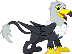 Size: 3647x2747 | Tagged: safe, artist:shadymeadow, derpibooru import, oc, oc:grant the griffon, griffon, simple background, solo, transparent background