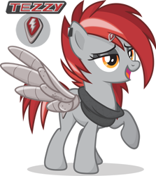 Size: 1024x1146 | Tagged: safe, artist:le-23, derpibooru import, oc, oc only, oc:tezzy, pegasus, pegasus oc, simple background, solo, transparent background, vector, wings