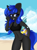 Size: 1700x2300 | Tagged: safe, artist:rinteen, derpibooru import, oc, oc only, oc:blue visions, anthro, changeling, beach, belly button, bikini, blue changeling, breasts, cleavage, clothes, commission, female, solo, swimsuit, ych result