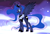 Size: 3141x2105 | Tagged: safe, artist:thomasray000, derpibooru import, princess luna, alicorn, pony, alternate accessories, high res, profile, solo