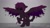 Size: 1920x1080 | Tagged: safe, artist:drarkusss0, derpibooru import, discord, oc, demon, dark, evil, no eyes, original, purple, server, solo, standing, tail, void, wings