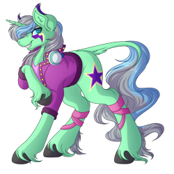 Size: 3606x3600 | Tagged: safe, artist:amazing-artsong, derpibooru import, oc, oc:neve flaze, pony, unicorn, clothes, headphones, high res, male, simple background, solo, stallion, transparent background