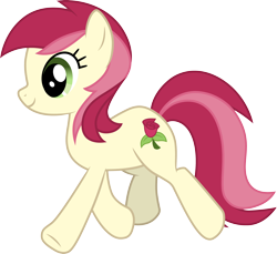 Size: 3270x3000 | Tagged: safe, artist:cloudyglow, derpibooru import, roseluck, earth pony, pony, .ai available, cutie mark, female, high res, mare, simple background, solo, transparent background, trotting, vector