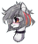 Size: 1920x2249 | Tagged: safe, artist:lazuli, derpibooru import, oc, oc only, earth pony, pony, blushing, bust, collar, commission, ear piercing, earth pony oc, piercing, simple background, solo, transparent background, ych result