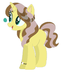 Size: 326x371 | Tagged: safe, artist:echabi, derpibooru import, oc, oc only, oc:sunflower, pony, unicorn, female, mare, simple background, solo, transparent background