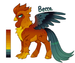 Size: 912x763 | Tagged: safe, artist:lastnight-light, derpibooru import, oc, oc:becca, hippogriff, female, simple background, solo, transparent background