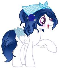 Size: 1504x1620 | Tagged: safe, artist:stelladiamond, derpibooru import, oc, oc:desert flower, pegasus, pony, female, mare, simple background, solo, transparent background, two toned wings, wings