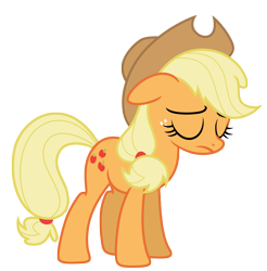 Size: 7250x7356 | Tagged: safe, artist:estories, derpibooru import, applejack, earth pony, pony, absurd resolution, simple background, solo, transparent background, vector