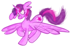 Size: 1146x765 | Tagged: safe, artist:twilightcomet, derpibooru import, twilight sparkle, twilight sparkle (alicorn), alicorn, pony, female, mare, raised hoof, simple background, smiling, solo, transparent background