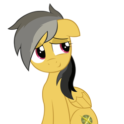 Size: 2000x2000 | Tagged: safe, artist:divebomb5, derpibooru import, daring do, digital art, hatless, missing accessory, no clothes, simple background, smiling, solo, transparent background