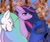 Size: 1024x852 | Tagged: safe, artist:dashy21, derpibooru import, princess celestia, princess luna, princess twilight 2.0, twilight sparkle, twilight sparkle (alicorn), alicorn, pony, the last problem, laughing, laughing wolves meme, laughingmares.jpg, meme, ponified meme, trio