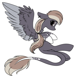 Size: 2000x2000 | Tagged: safe, artist:intfighter, derpibooru import, oc, oc only, pegasus, pony, leonine tail, pegasus oc, simple background, solo, transparent background, wings