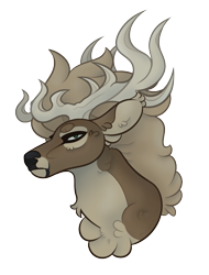 Size: 949x1251 | Tagged: safe, artist:snootsnooter, oc, oc only, oc:yucatan fawn, deer, deer pony, original species, peryton, simple background, snootverse, solo, transparent background