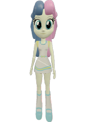 Size: 519x720 | Tagged: safe, artist:topsangtheman, bon bon, sweetie drops, equestria girls, 3d, looking at you, simple background, solo, source filmmaker, transparent background