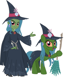 Size: 1600x1884 | Tagged: safe, artist:shadymeadow, oc, oc:marine curse, equestria girls, broom, hat, oc villain, simple background, solo, transparent background, witch, witch hat