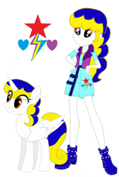 Size: 724x1080 | Tagged: safe, artist:starflashing twinkle, oc, oc:starflashing twinkle, alicorn, equestria girls, clothes, cute, cutie mark, shoes, simple background, skirt, white background