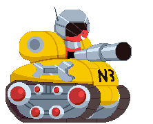 Size: 222x181 | Tagged: safe, artist:trackheadtherobopony, oc, oc:trackhead, pony, robot, robot pony, helmet, pixel art, simple background, solo, sprite, tank (vehicle), transparent background