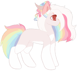 Size: 2842x2616 | Tagged: safe, artist:cookiedoart, oc, oc:breu, earth pony, pony, female, horns, simple background, solo, transparent background