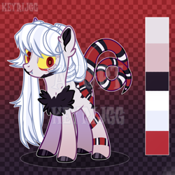 Size: 2000x2000 | Tagged: safe, artist:keyrijgg, oc, original species, pony, snake, snake pony, adoptable, art, auction, simple background, watermark