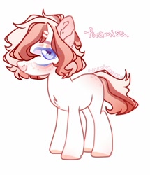 Size: 1280x1487 | Tagged: safe, artist:fliyingrainbow, oc, oc:tiramisu, earth pony, pony, female, mare, simple background, solo, white background