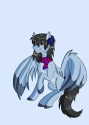 Size: 1024x1440 | Tagged: safe, artist:di-ji-hooves, oc, oc:hiloumuns, pegasus, pony, arts and crafts, brony, character, commission, female, friendship, pegasus oc, siblings, sisters, wings