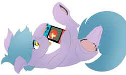 Size: 8400x5000 | Tagged: safe, artist:techgear, oc, pony, commission, male, nintendo switch, tongue out