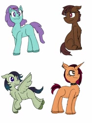 Size: 768x1024 | Tagged: safe, artist:princessmuffinart, oc, earth pony, pegasus, unicorn