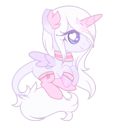 Size: 1000x1000 | Tagged: safe, artist:crystal-tranquility, oc, oc:sugar star crystal, alicorn, pony, chibi, clothes, simple background, socks, solo, transparent background
