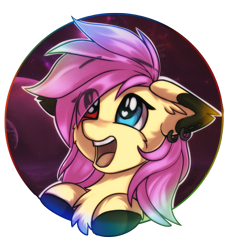 Size: 2000x2000 | Tagged: safe, artist:freak-side, oc, oc:mariasha, pegasus, pony, bust, ear piercing, earring, heterochromia, jewelry, misleading thumbnail, pegasus oc, piercing, simple background, solo, transparent background, wings