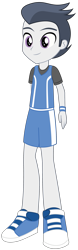 Size: 985x3158 | Tagged: safe, artist:lhenao, rumble, equestria girls, clothes, equestria girls-ified, male, simple background, solo, transparent background, uniform