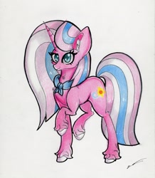 Size: 2455x2809 | Tagged: safe, artist:luxiwind, clear sky, pony, high res, solo, traditional art