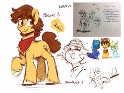 Size: 1600x1200 | Tagged: safe, artist:colorfulcolor233, oc, oc only, oc:pancake, earth pony, pony, male, solo, stallion