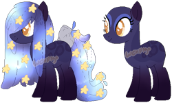 Size: 601x361 | Tagged: safe, artist:skulifuck, oc, oc only, earth pony, bald, base used, duo, earth pony oc, ethereal mane, eyelashes, hair over one eye, simple background, starry mane, transparent background