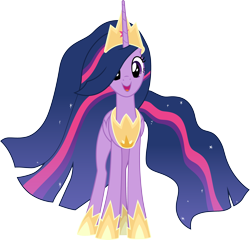 Size: 3650x3500 | Tagged: safe, artist:cloudyglow, princess twilight 2.0, twilight sparkle, twilight sparkle (alicorn), alicorn, the last problem, .ai available, jewelry, regalia, simple background, solo, transparent background, vector