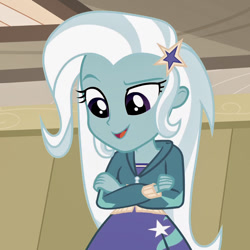 Size: 907x907 | Tagged: safe, derpibooru import, screencap, trixie, equestria girls, female, solo